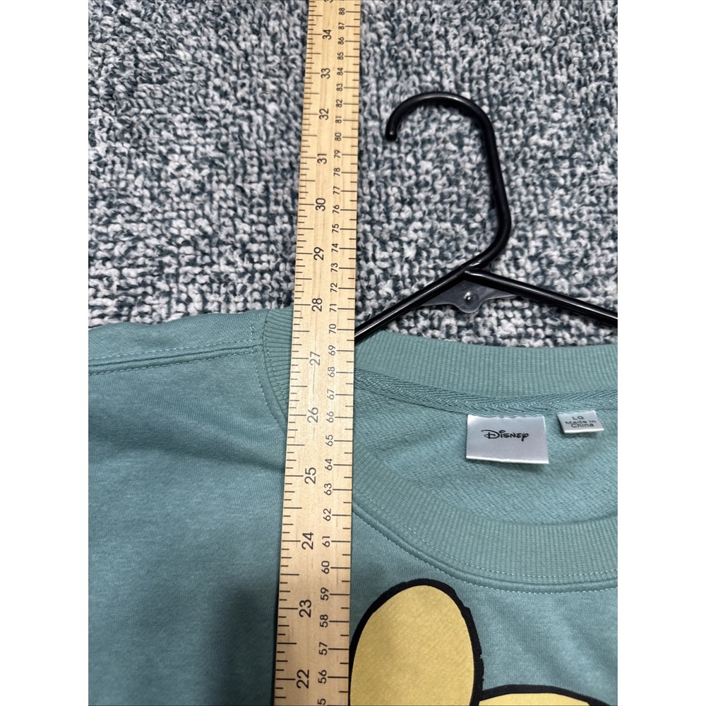 Disney's Winnie The Pooh Cute Pose Juniors' Oversized Graphic Pullover Size L - Picture 8 of 13